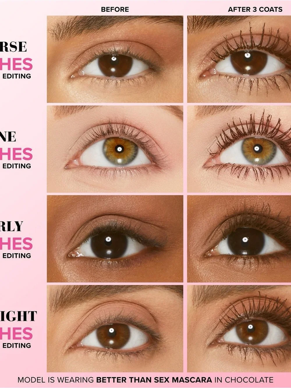 Too Faced Better Than Sex Mascara — Chocolate Brown